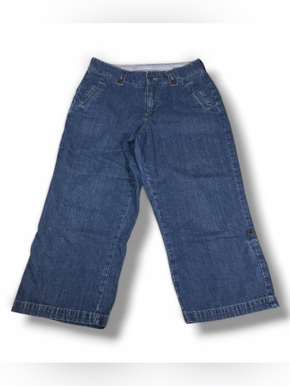 Riders by Lee Wide Leg Cropped Denim Jeans